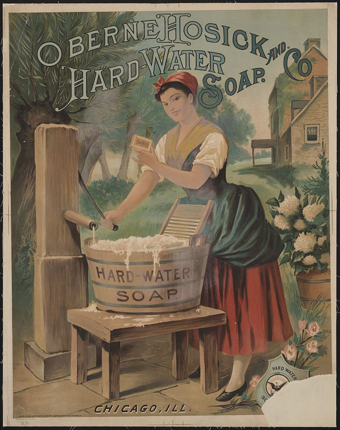 Oberne Hosick Hard-Water Soap Postcard preview