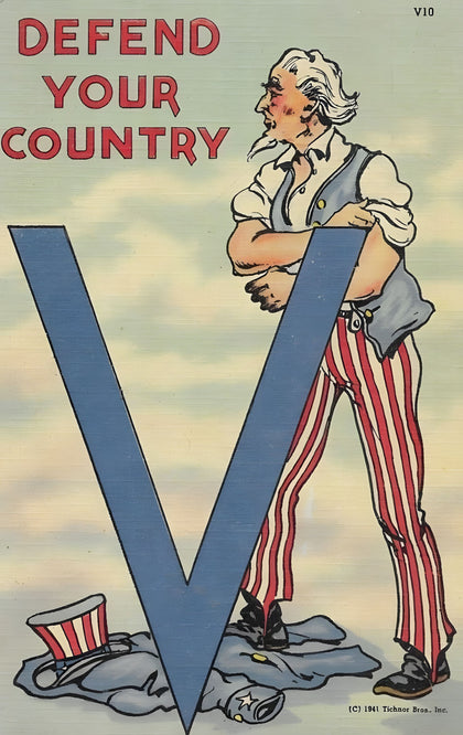 Defend Your Country Navy Recruitment Poster T-Shirt preview