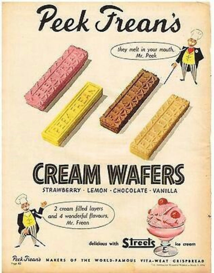 Peek Freans Cream Wafers Advertisement Postcard preview