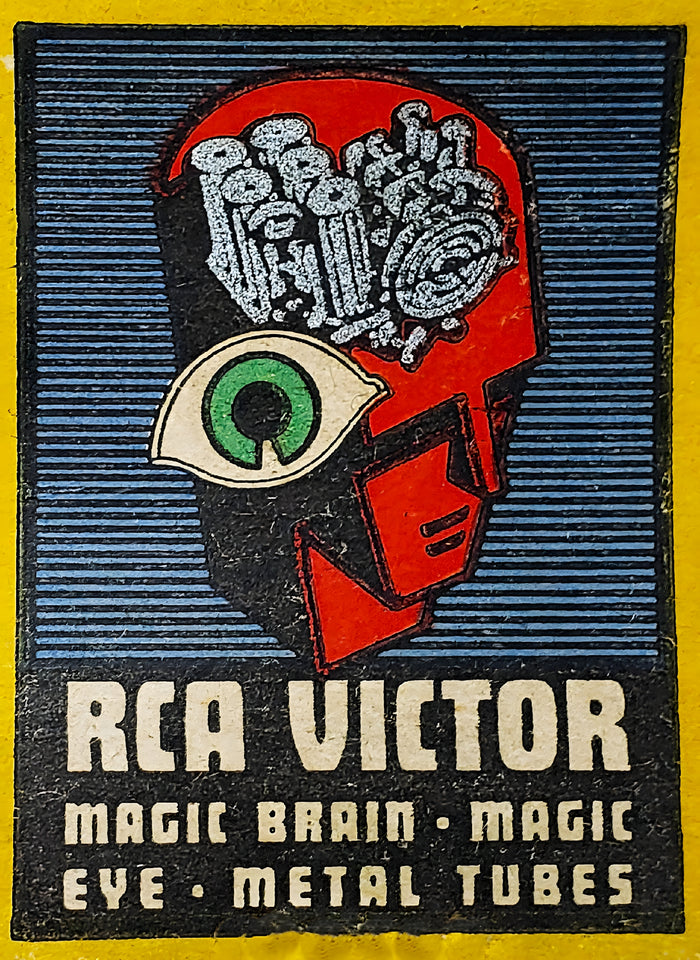 RCA Victor Magic Brain Magic Eye Postcard preview