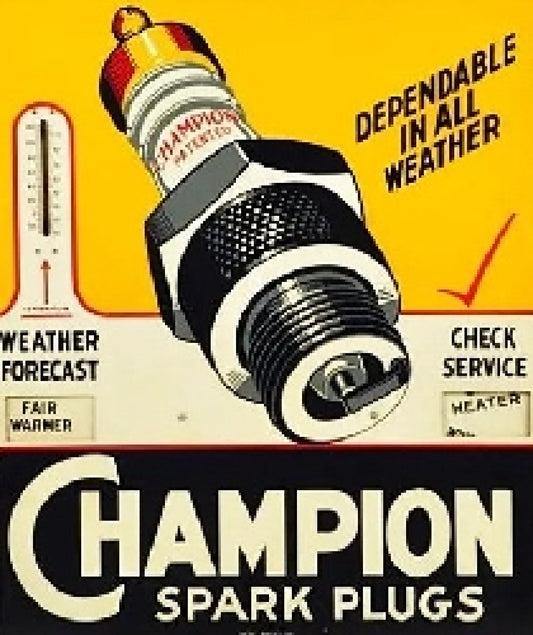 Champion Spark Plugs Dependable in All Weather