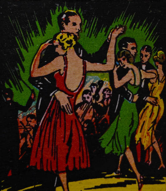 Dancing Couple Nightclub Illustration