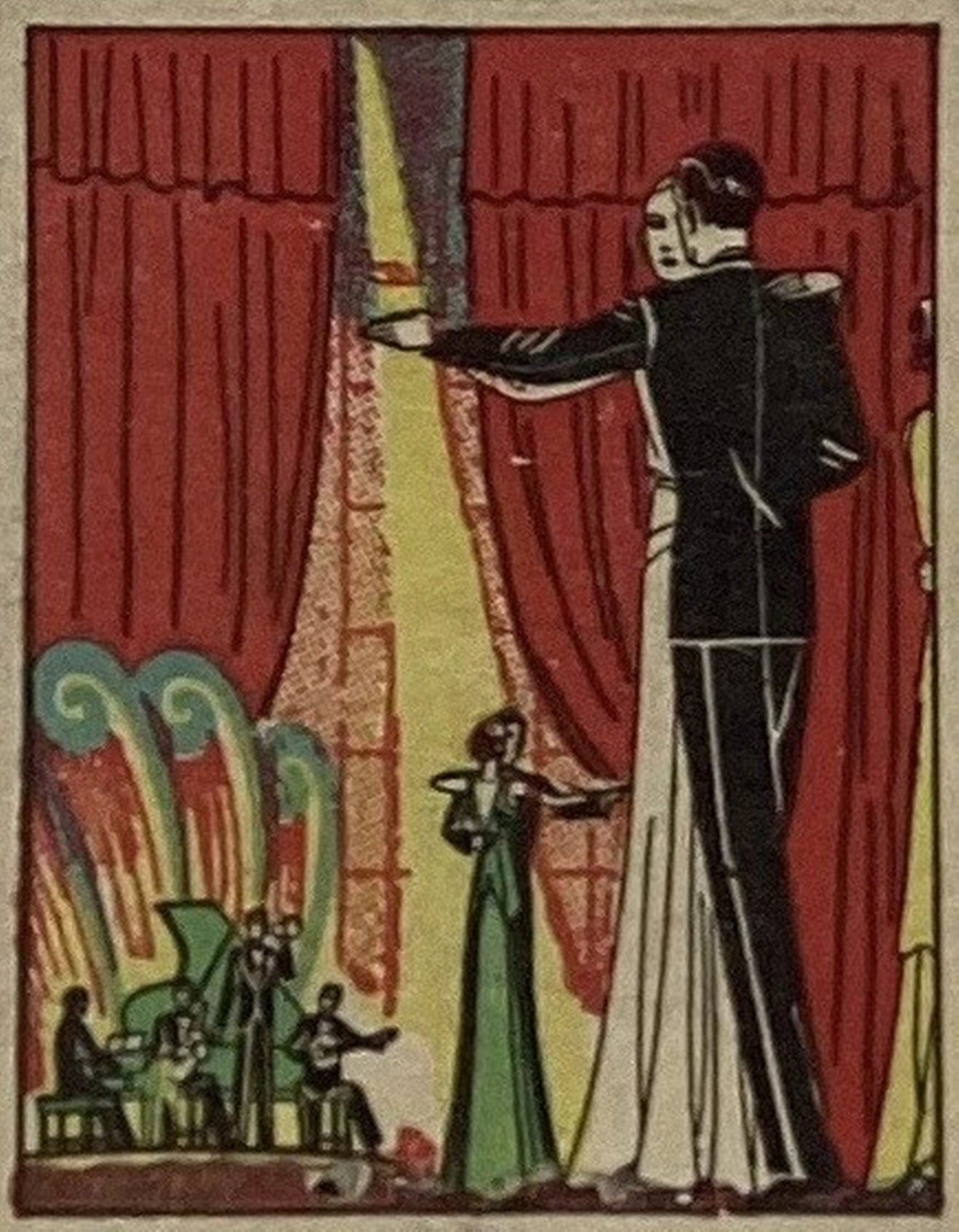 Stage Performance Illustration