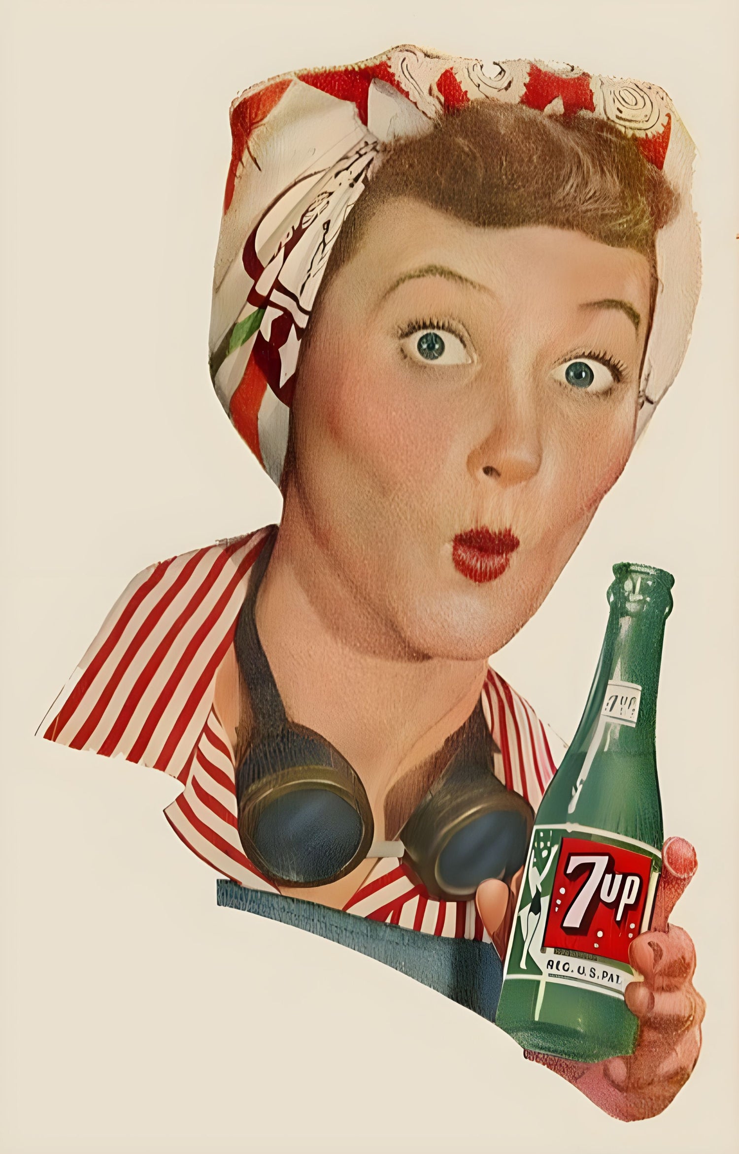 7 Up Pin-Up Style Advertisement