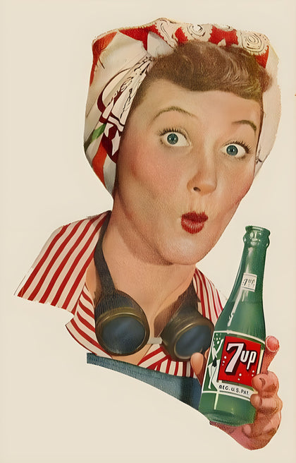 7 Up Pin-Up Style Advertisement T-Shirt preview