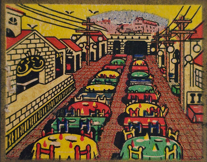 Restaurant Dining Room Illustration Advertisement T-Shirt preview