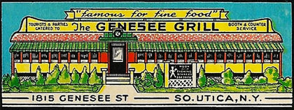 Genesee Grill Restaurant Advertisement T-Shirt preview