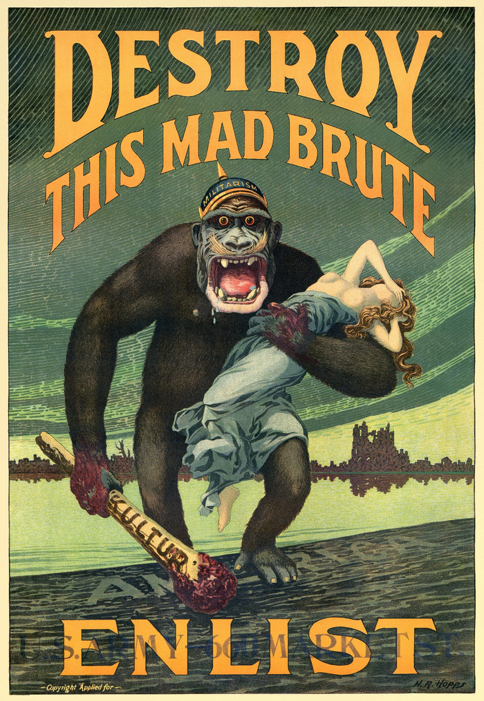 Destroy This Mad Brute Postcard preview