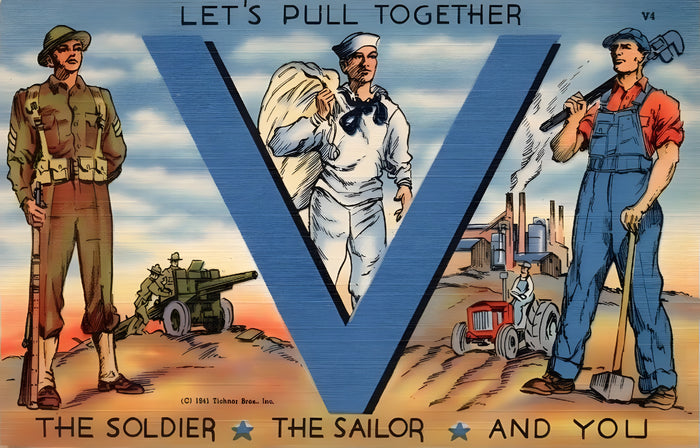 Let’s Pull Together Postcard preview