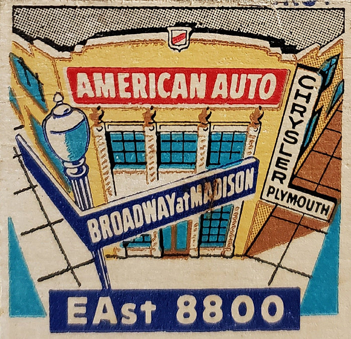 American Auto Broadway at Madison Postcard preview