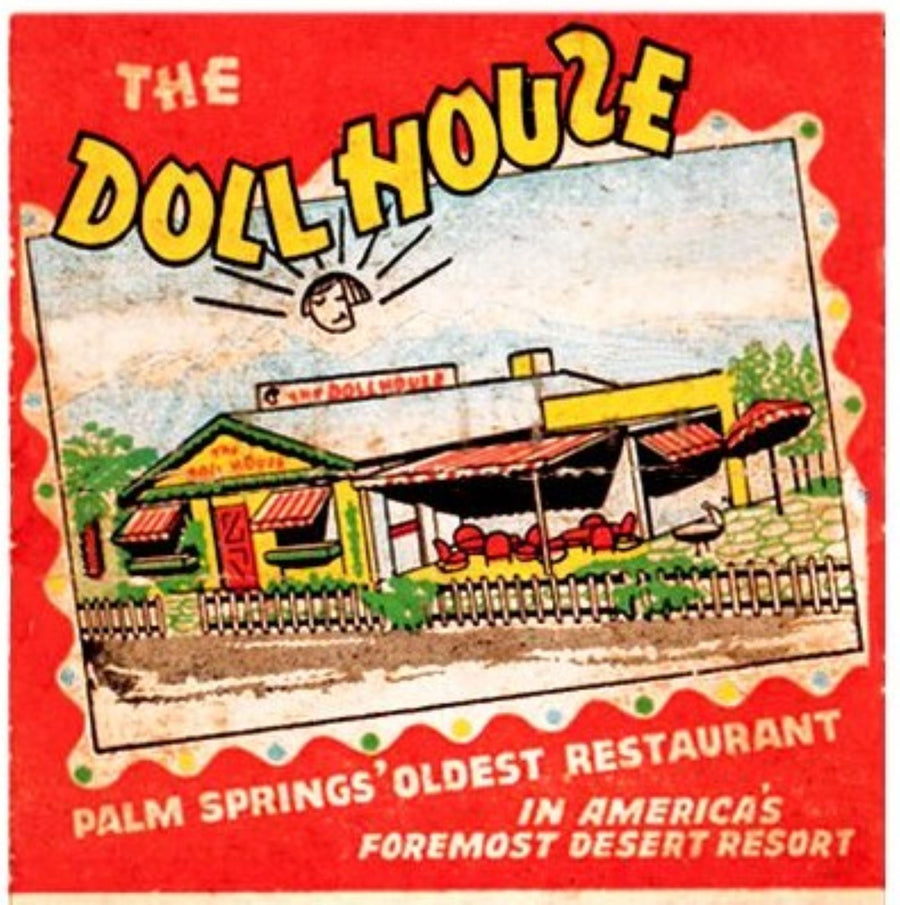 The Doll House Restaurant Advertisement artwork