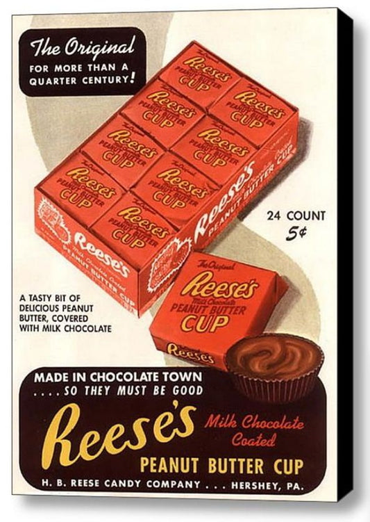 Reese's Peanut Butter Cup Counter Display Advertisement