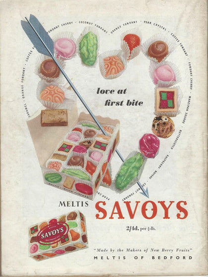 Meltis Savoys Boxed Chocolates Advertisement T-Shirt preview
