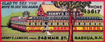 Henry’s Diner Advertisement T-Shirt preview