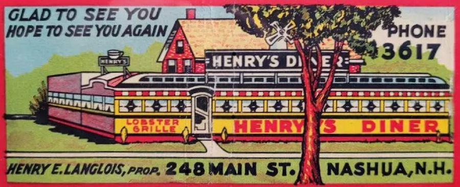 Henry’s Diner Advertisement artwork