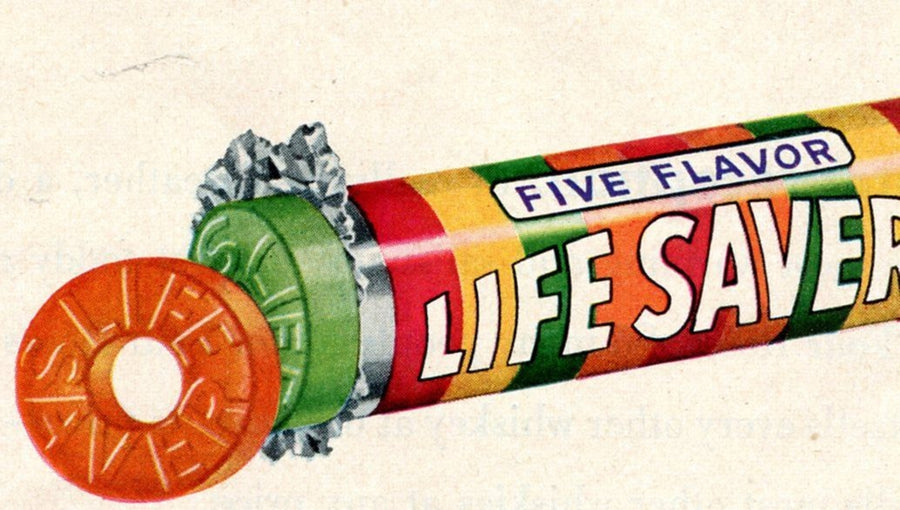 Life Savers Five Flavor Roll Advertisement artwork