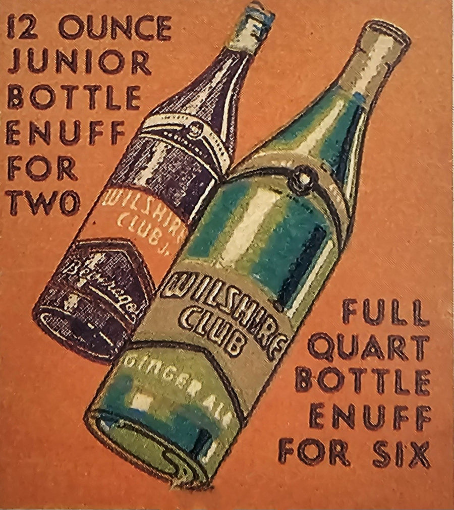 Windsor Club Bottle Size Advertisement artwork