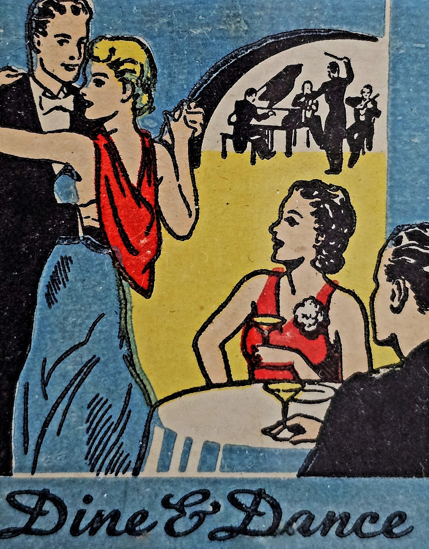 Dine and Dance Orchestra Advertisement