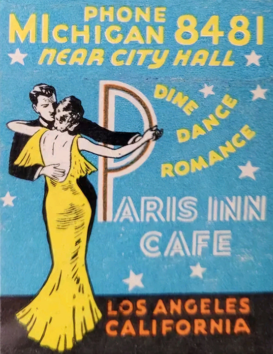 Paris Inn Cafe Advertisement artwork