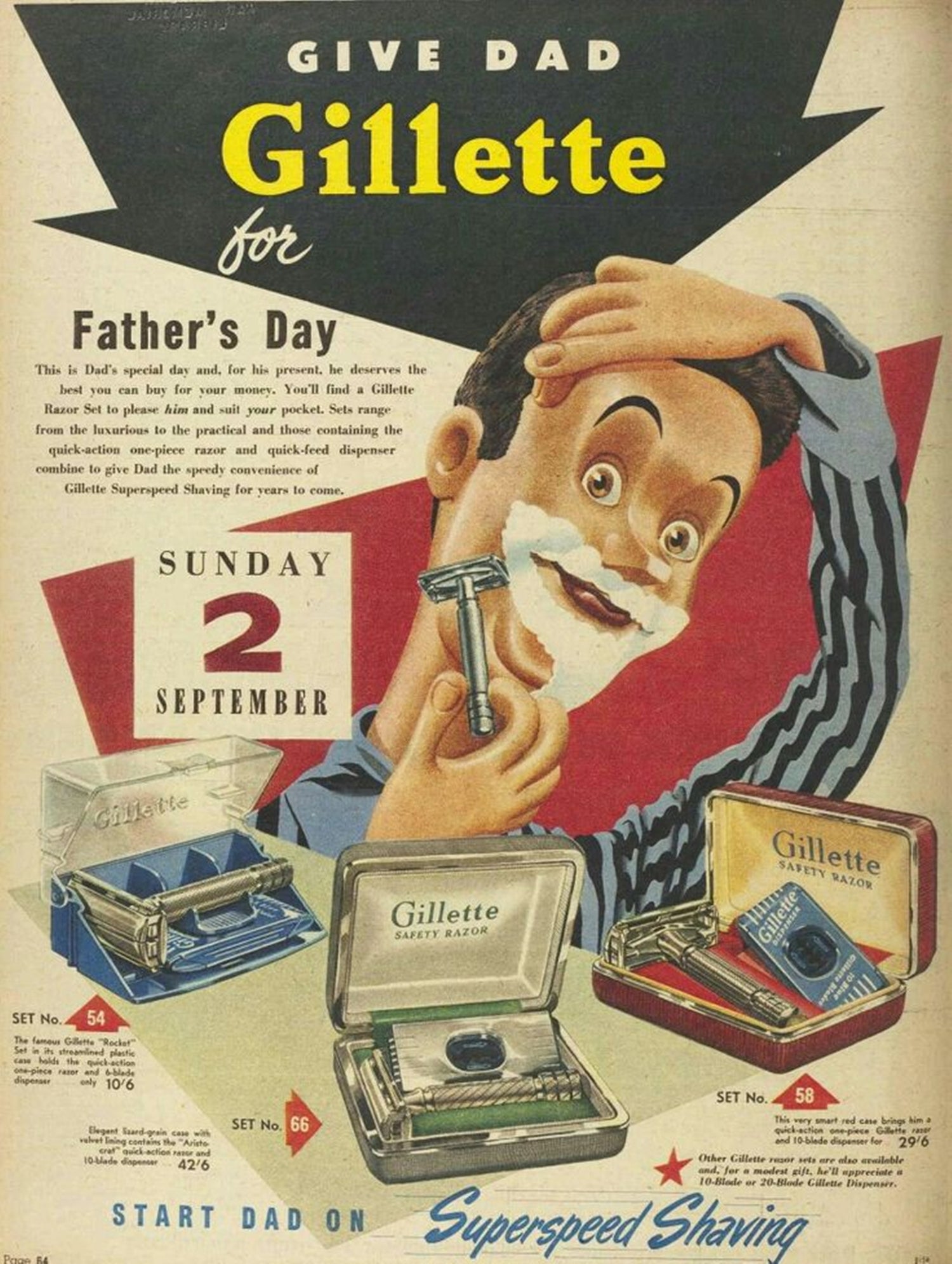 Give Dad Gillette for Father's Day