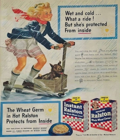 Hot Ralston Whole Wheat Cereal Advertisement T-Shirt preview