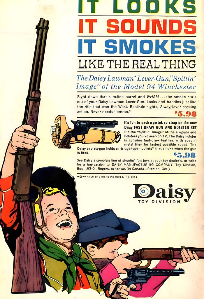Daisy Lever Action Air Rifle Postcard preview