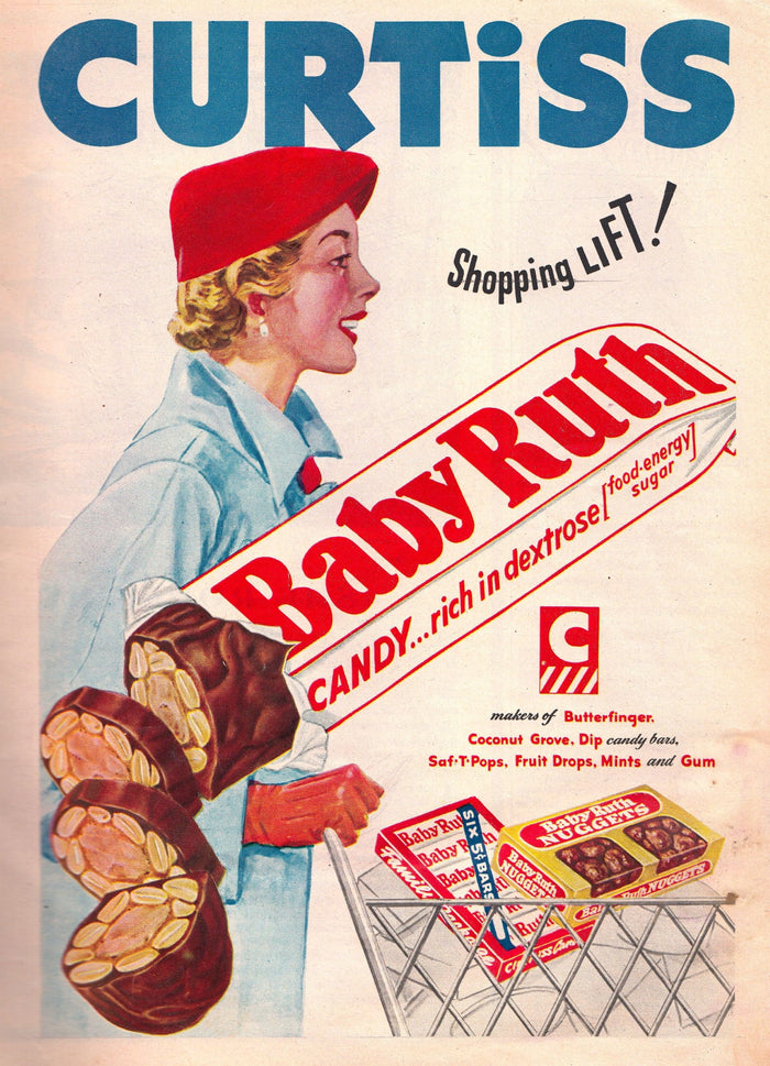Curtiss Baby Ruth Shopping Lift Postcard preview