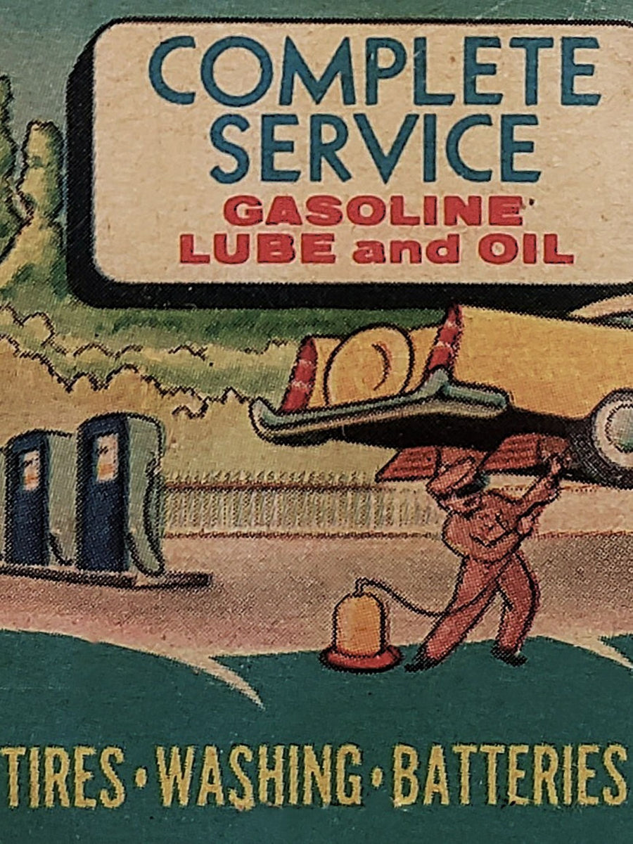 Complete Service Gasoline Lube and Oil Station artwork