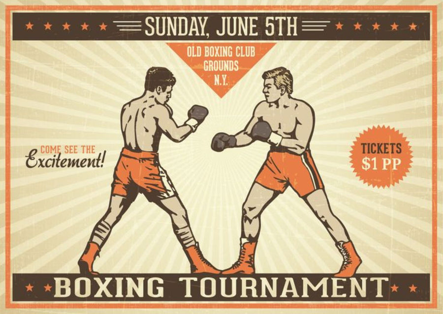 Boxing Tournament Advertisement artwork
