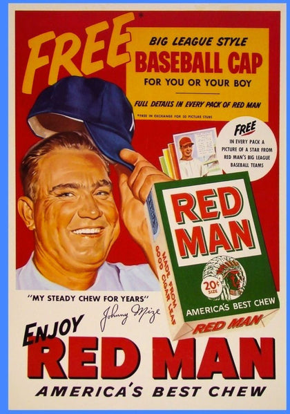 Red Man Baseball Cap Tobacco Advertisement T-Shirt preview