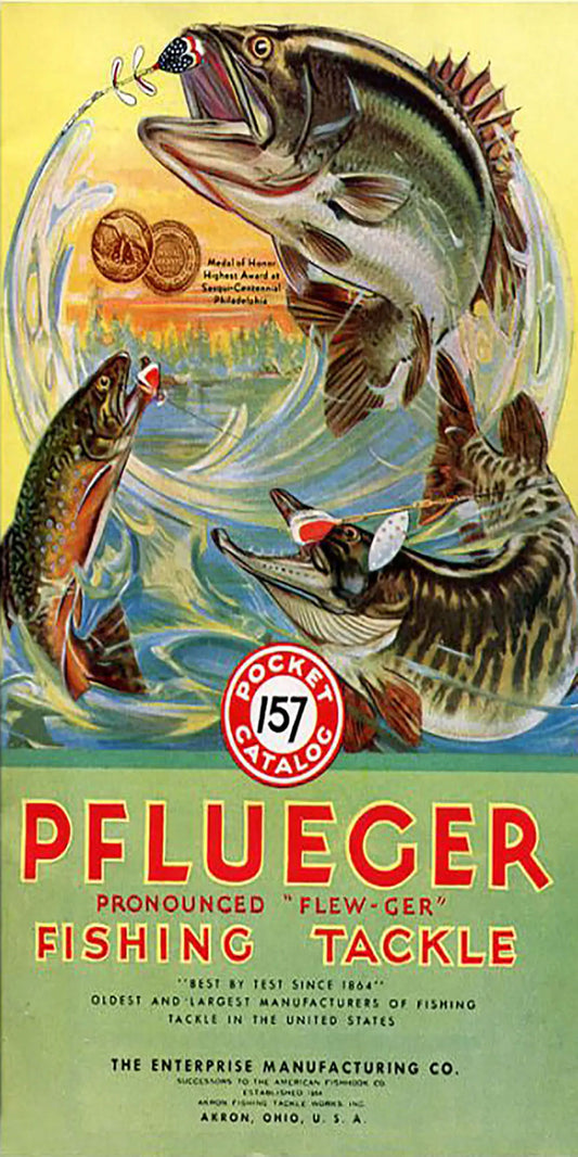 Pflueger Fishing Tackle Advertisement