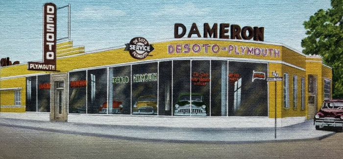 Dameron DeSoto-Plymouth Postcard preview