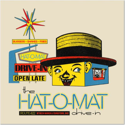 Hat-O-Mat Drive-In Restaurant Advertisement T-Shirt preview