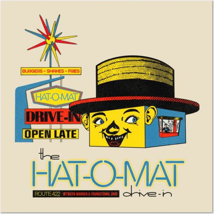 Hat-O-Mat Drive-In Restaurant Advertisement Postcard preview