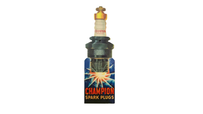 Champion Spark Plugs Display Postcard preview