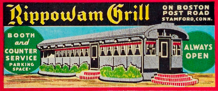 Rippowam Grill Advertisement Postcard preview