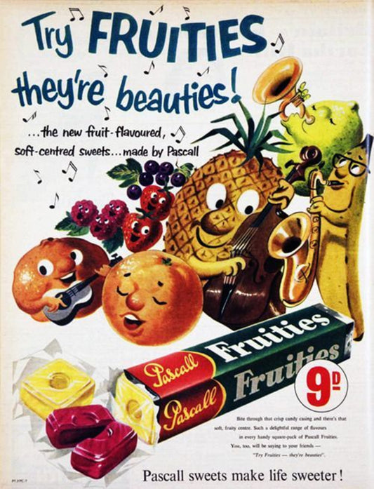 Pascall Fruities Advertisement
