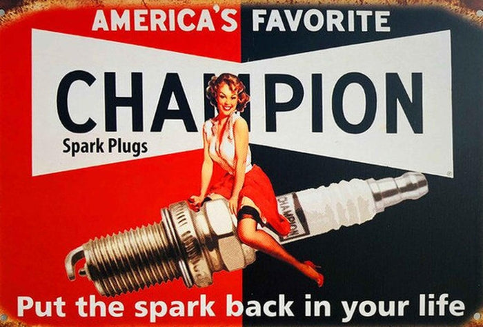 Champion Spark Plugs Put the Spark Back in Your Life Postcard preview