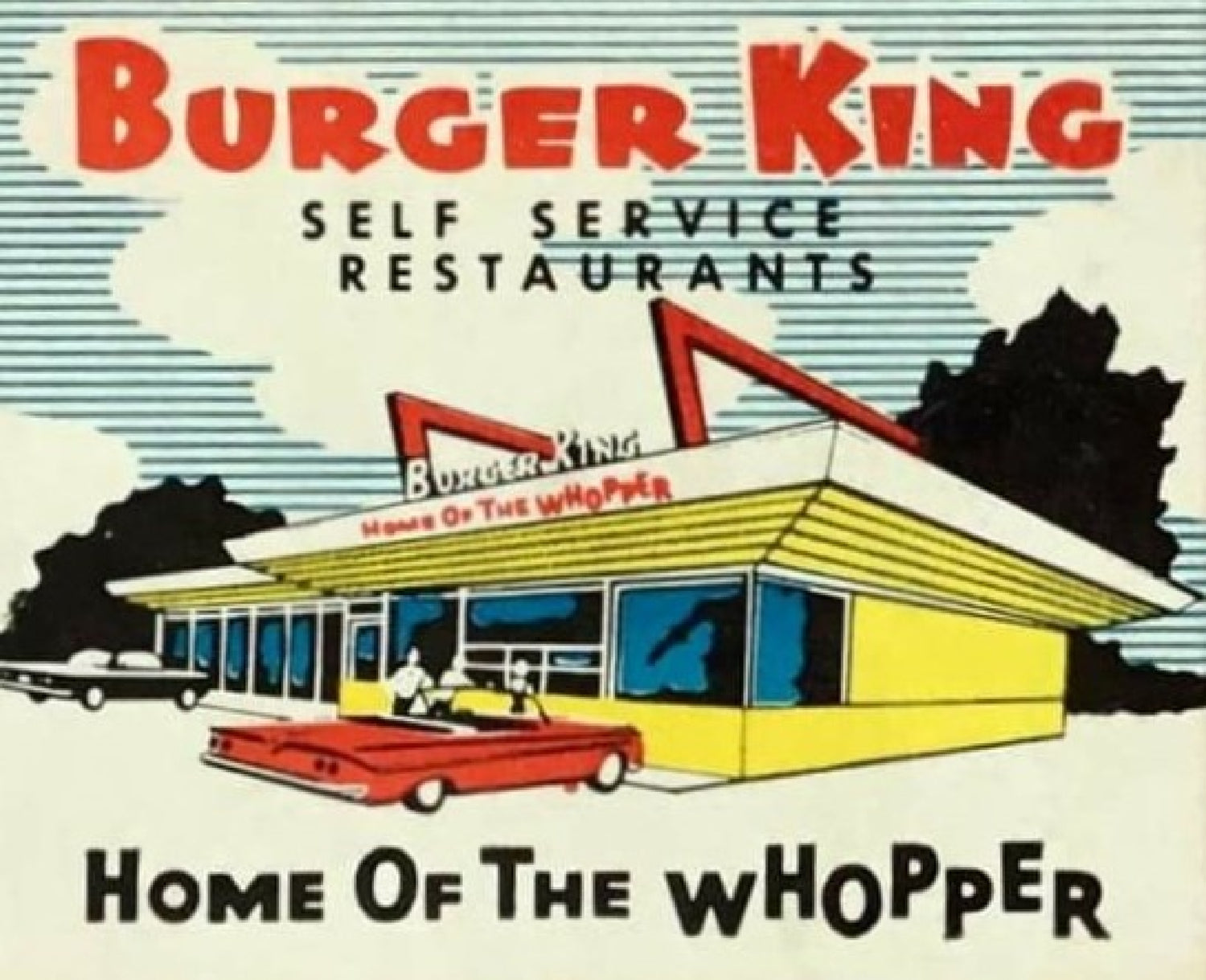 Burger King Self Service Restaurant Advertisement