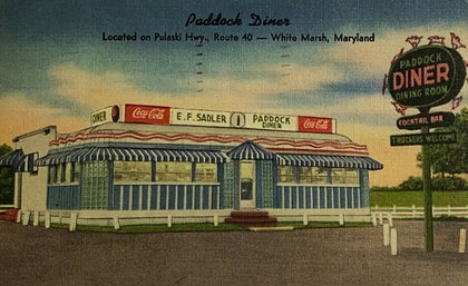 Paddock Diner Advertisement T-Shirt preview
