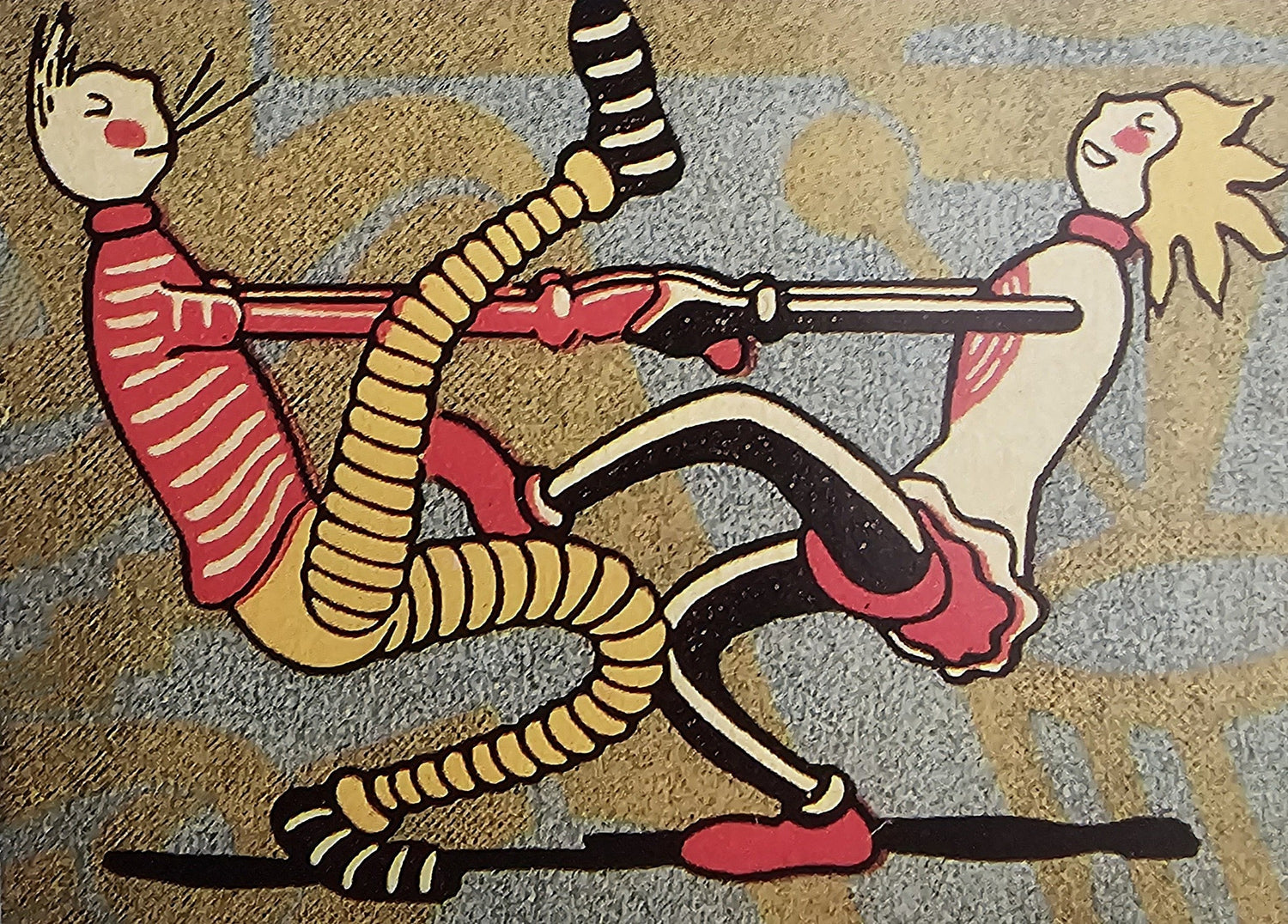 Whimsical Dancing Illustration