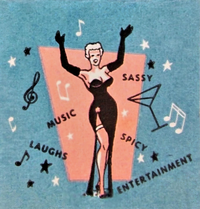 Sassy Entertainment Advertisement Postcard preview