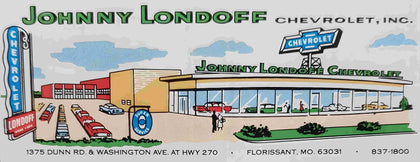 Johnny Londoff Chevrolet Dealership – Florissant Missouri Advertisement T-Shirt preview