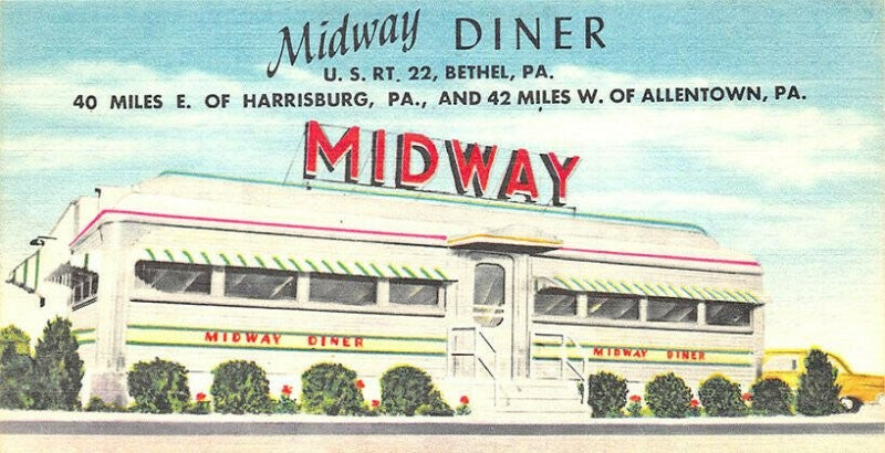 Midway Diner Bethel Pennsylvania artwork
