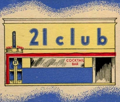 21 Club Cocktail Bar T-Shirt preview