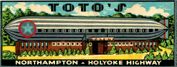 Toto's Northampton Holyoke Highway Postcard preview