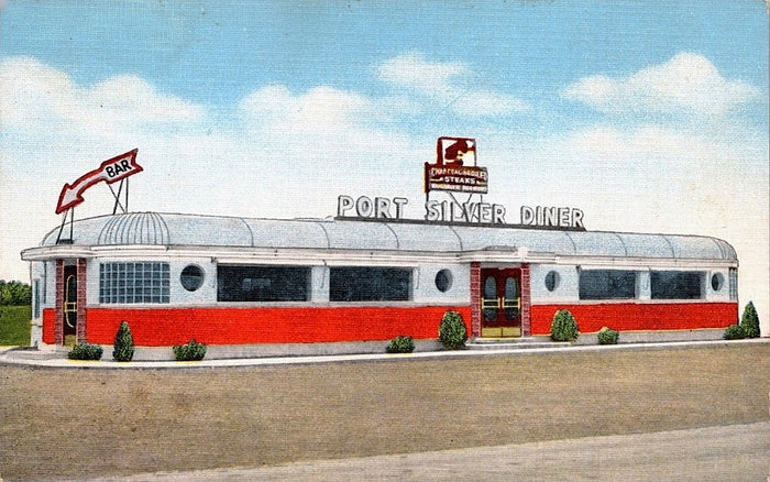Port Silver Diner Postcard preview