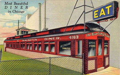 Burlington Diner Chicago T-Shirt preview