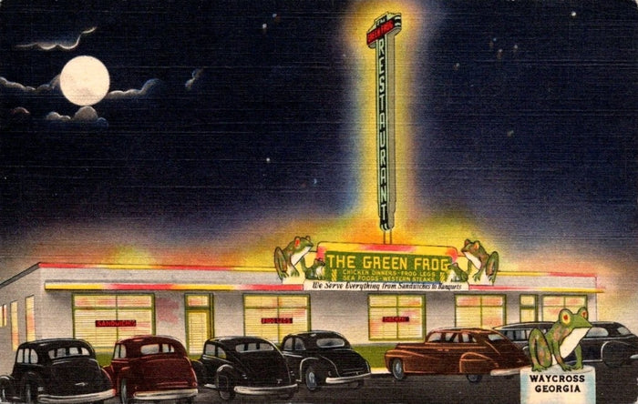 The Green Frog Restaurant Postcard preview