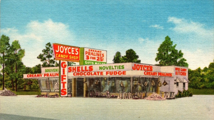 Joyce's Candy Shop Postcard preview